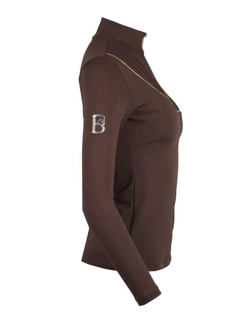 Team Bloomfields Maya Chocolate Pleated Base Layer-1