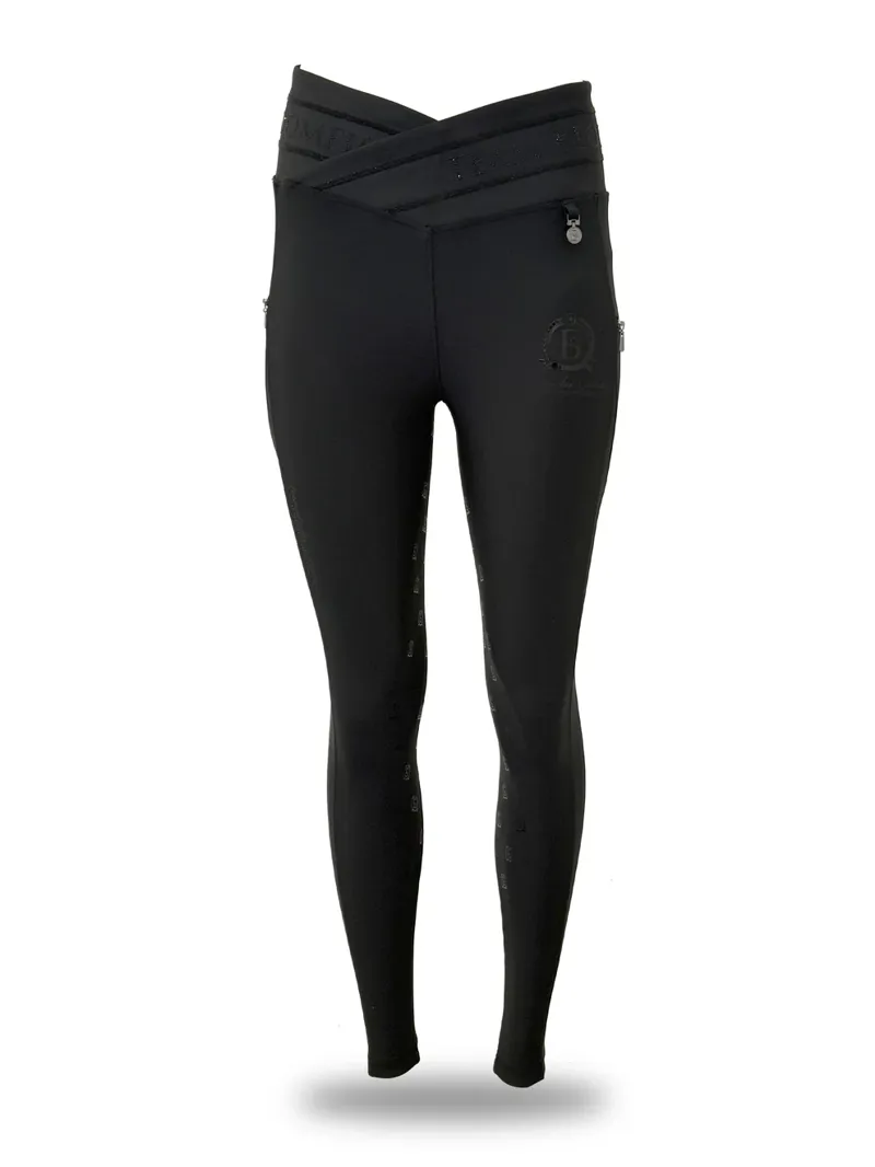 Team Bloomfields Celeste Black Crystal Leggings