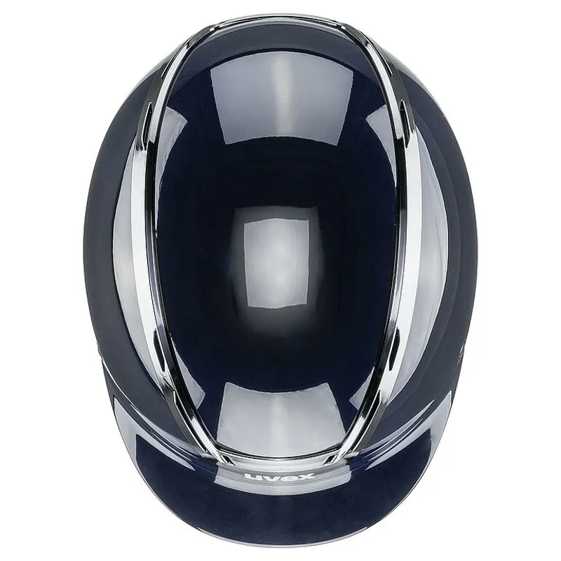 Uvex Exxeed Shiny Navy Riding Helmet-1