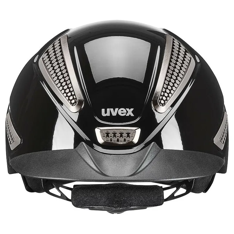 Uvex Perfexxion III Shiny Black Riding Helmet-2