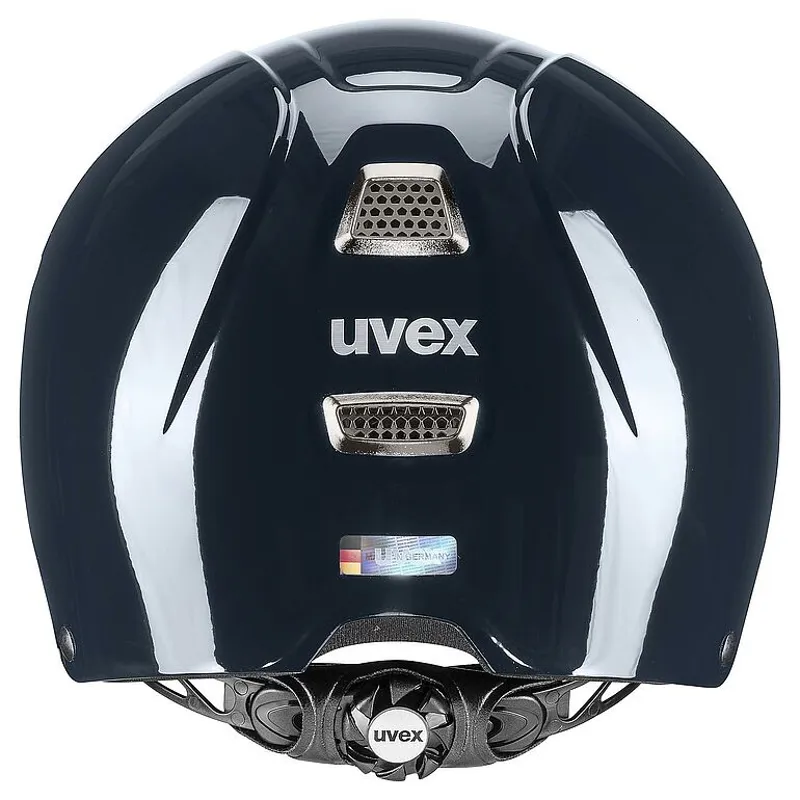 Uvex Perfexxion III Shiny Navy Riding Helmet-4