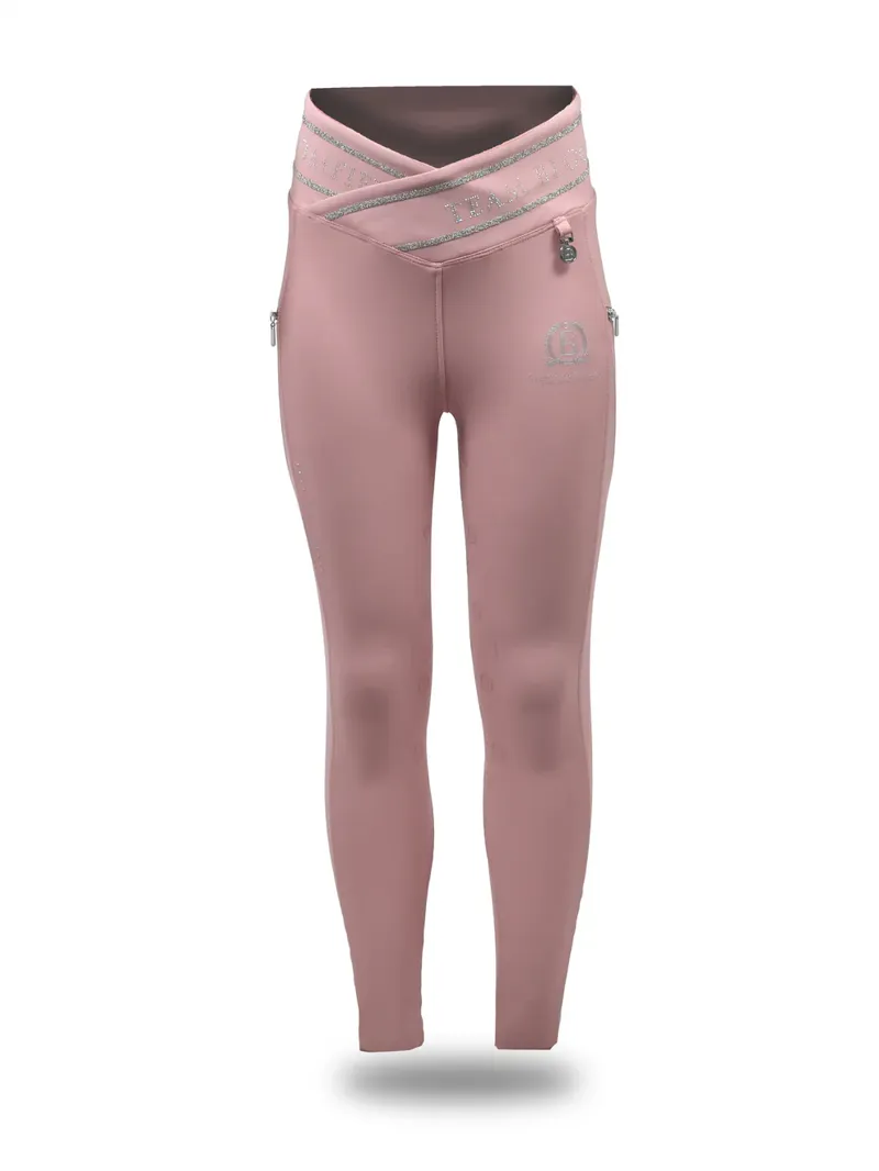 Team Bloomfields Kids Celeste Pink Crystal Leggings