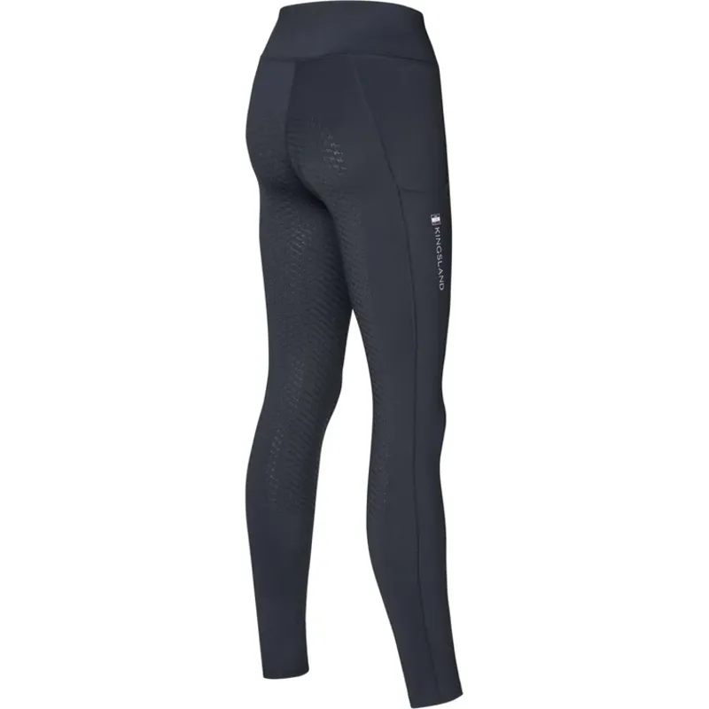 Kingsland Classic Ladies Full Grip Tights in Navy-1