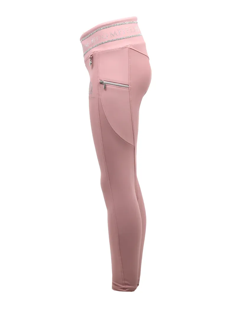 Team Bloomfields Kids Celeste Pink Crystal Leggings-2