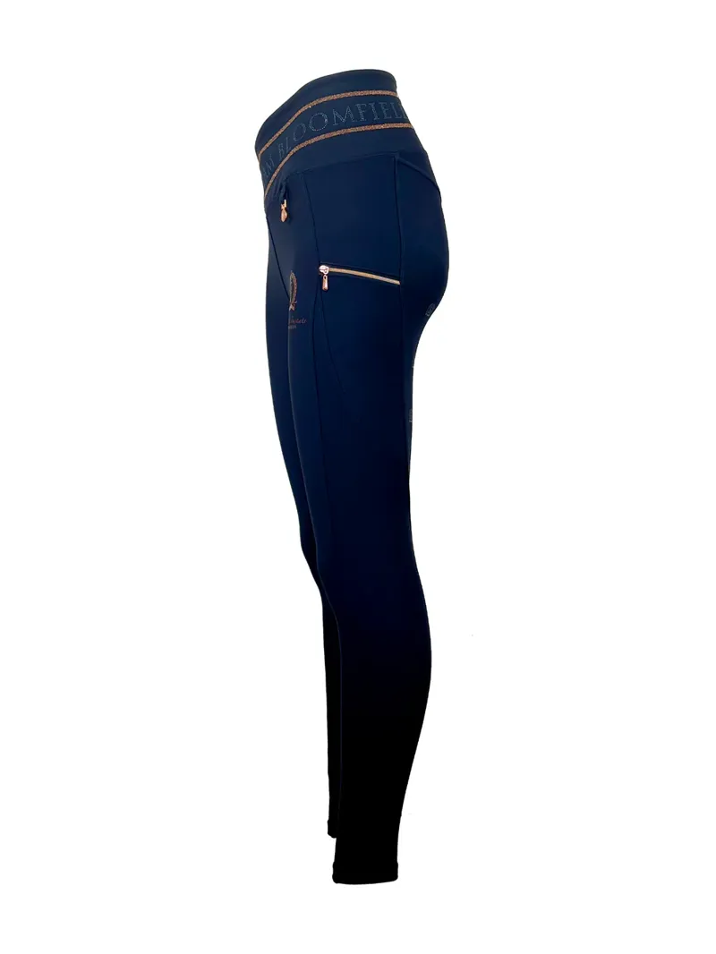 Team Bloomfields Kids Celeste Navy Crystal Leggings-3