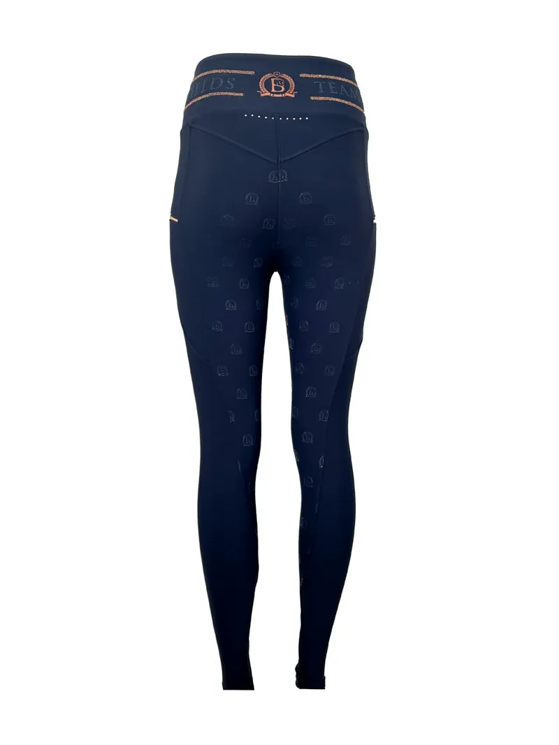 Team Bloomfields Kids Celeste Navy Crystal Leggings-2