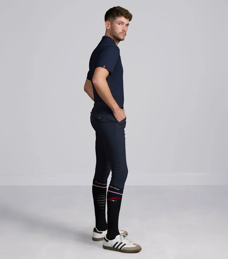 Premier Equine Ludis Men's Gel Knee Riding Breeches Navy-1
