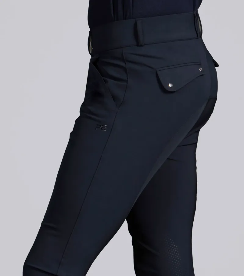 Premier Equine Ludis Men's Gel Knee Riding Breeches Navy-3