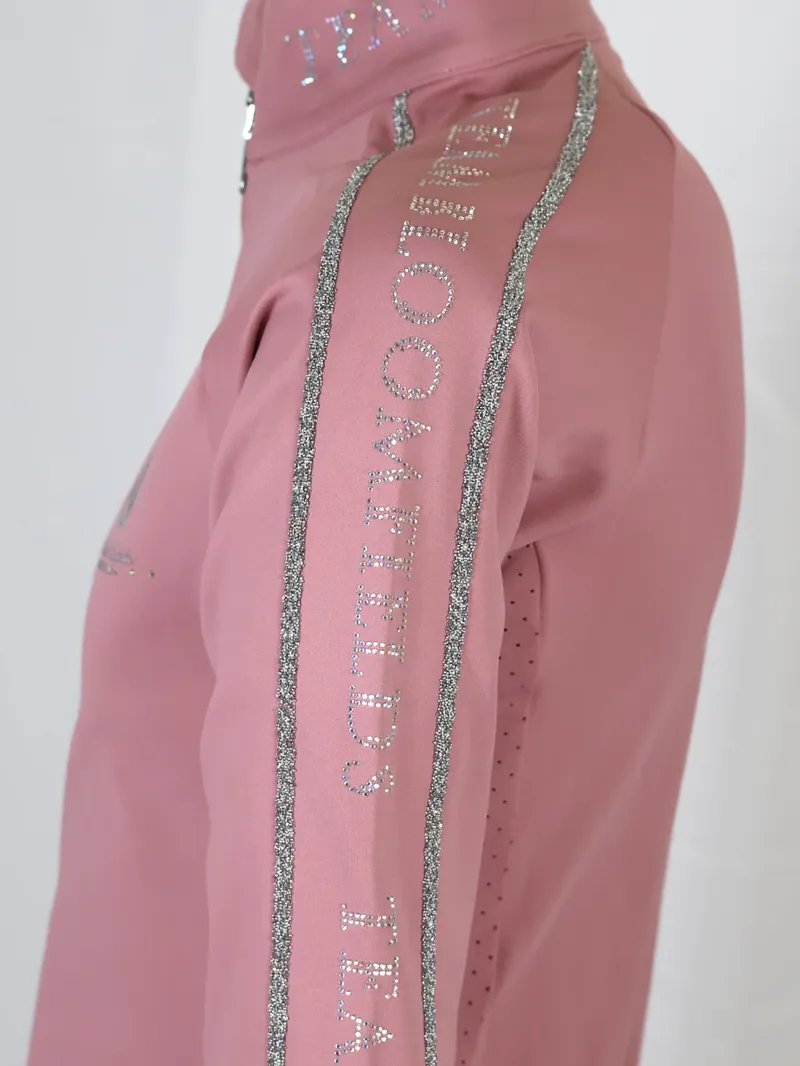 Team Bloomfields Kids Chloe Pink Crystal Base Layer Long Sleeve-4