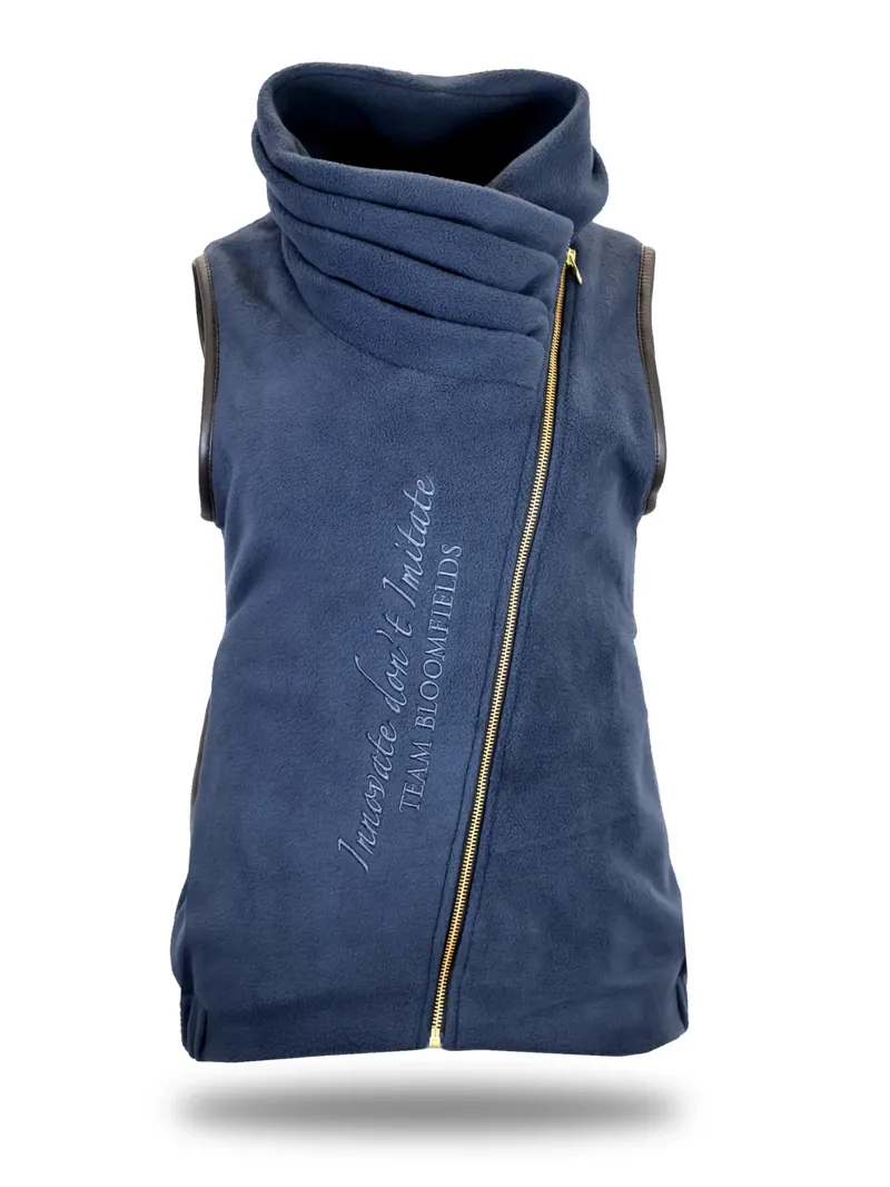 Team Bloomfields Sienna Country Fleece Navy Gilet