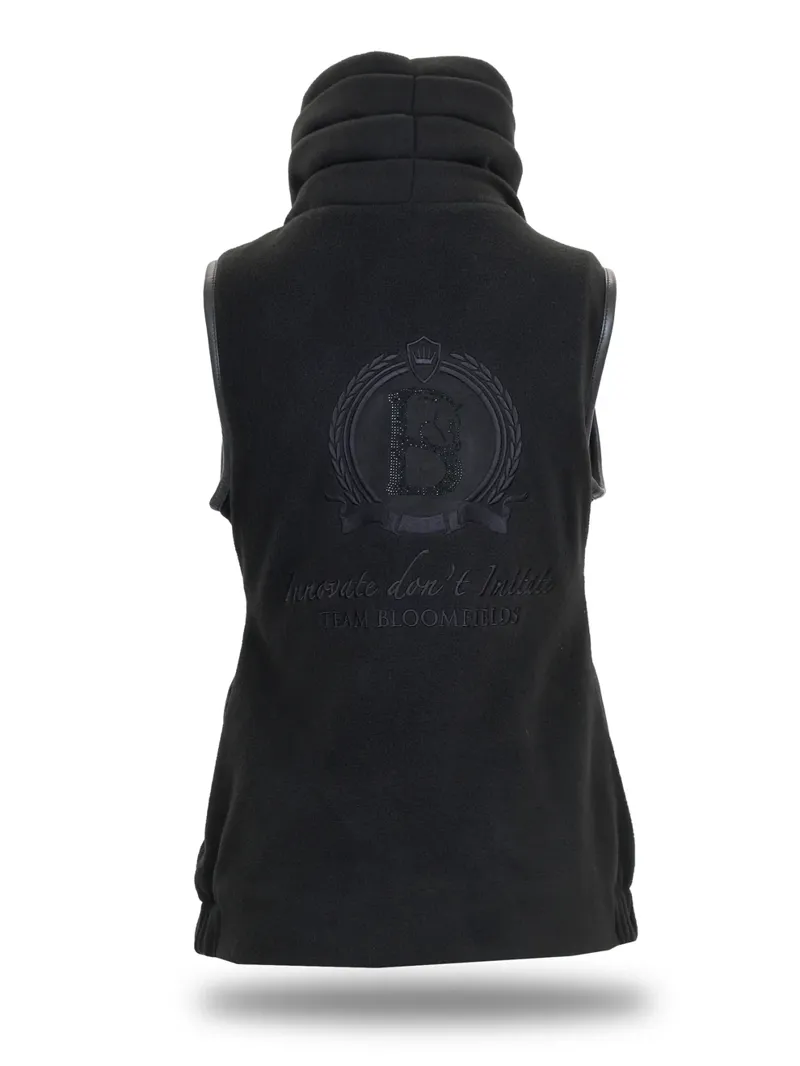 Team Bloomfields Sienna Country Fleece Black Gilet-1