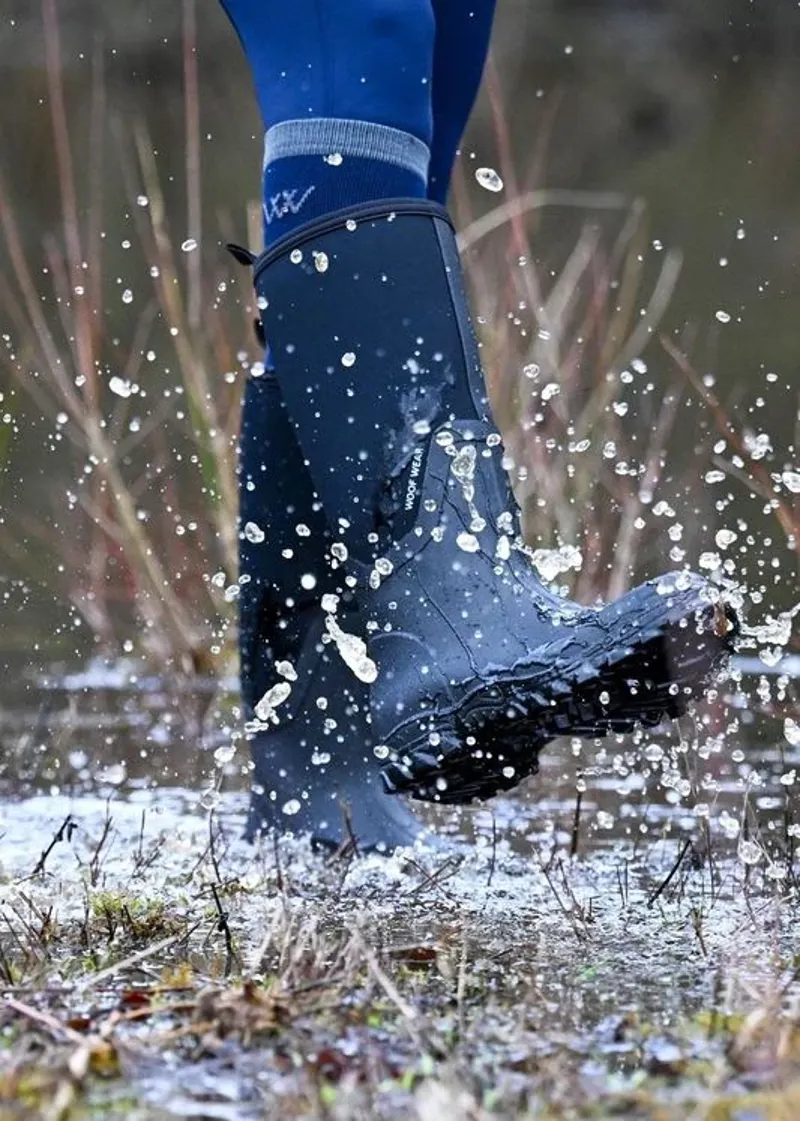 Woof Wear Long Work Boot In Black-2