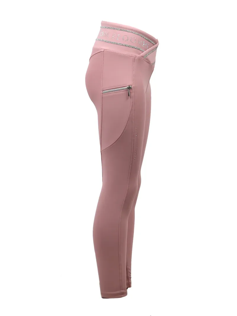 Team Bloomfields Kids Celeste Pink Crystal Leggings-1