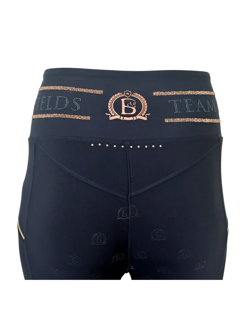Team Bloomfields Kids Celeste Navy Crystal Leggings-4