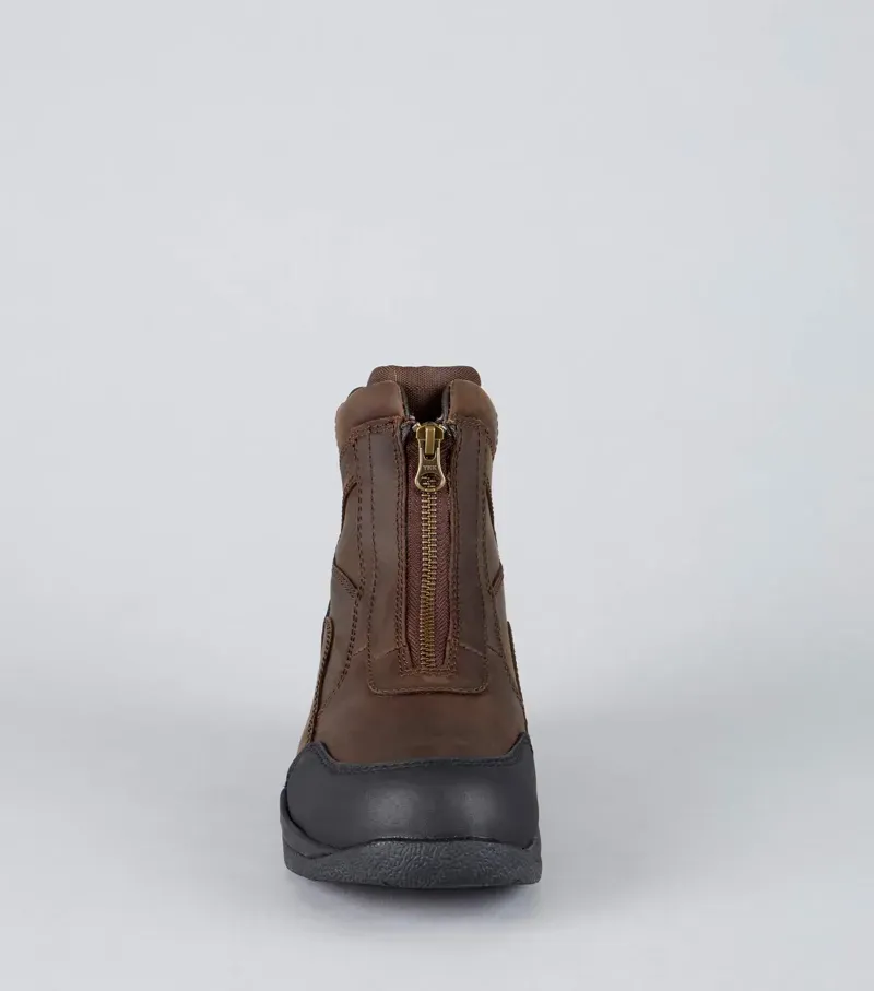 Premier Equine Vinci II Waterproof Zip Front Boots Brown-3